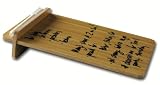 Three by Three Seattle Desktop To-Do Board, 5.5 x 9 Inches, Bamboo