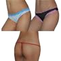 3 PACK: Ladies Private Intimate G-String Thong Panties / Knickers (Size: L)