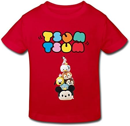 Toddler Vintage TSUM TSUM T-shirts Size 5-6 Toddler Red By Parkearl
