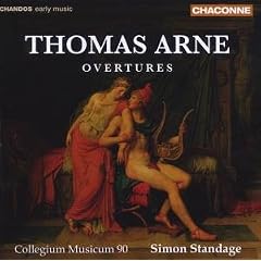 Thomas Arne: Overtures