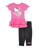 Hello Kitty Valentine Dot 2-Piece Outfit (Sizes 2T - 4T)