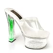 Pleaser Shoes Women��s TWINKLITE-601/602/608/609 6 1/2" Heel Sandal, Available in 4 Colors
