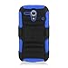 Eagle Cell Kyocera Hydro Edge/C5215 Hybrid Case with Kickstand and Holster - Retail Packaging - Blue/Black