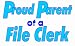 Search : Proud Parent of a File Clerk Hooded Sweatshirt