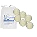 Wool Dryer Balls by Cottington Lane 6-Pack, XL Premium Reusable Natural Fabric Softener