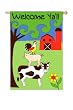 Welcome to the Farm Garden Size Flag