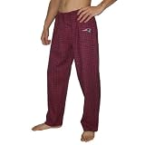 Mens NFL New England Patriots Plaid Cotton Thermal Sleepwear / Pajama Pants - Blue & Red