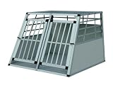 Alu Hunde Transportbox Hundebox Hundetransportbox in Silber