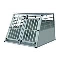 Alu Hunde Transportbox Hundebox Hundetransportbox in Silber
