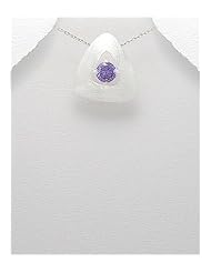CZ Pendant Necklace In 92.5 Sterling Silver