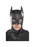 View The Dark Knight Adult Batman Full Overhead Latex Mask, Black, One Size The Dark Knight Adult Batman Full Overhead Latex Mask, Black, One Size Picture