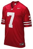 Ohio State Buckeyes Number 7 Youth Replica Football Jersey - Red