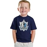 NBA Boys Dallas Mavericks Short Sleeve Tee "Team Logo" - R6A3Nm-M (Navy, 4)