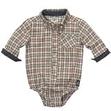 OshKosh Long Sleeve Plaid Flannel Bodysuit
