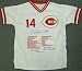 Pete Rose Signed Reds Embroidered Limited Editon Jersey