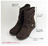 ROXY ロキシー CASCADE スウェードブーツ CRFT810 ブラウン24ｃｍの画像