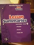 Our World Lesson Summaries Social Studies Grade 6