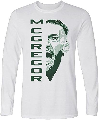 KNIGHT Men's Conor McGregor Irish Wrestler Long Sleeve T Shirt Cotton Tees