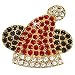 Disney Jeweled Mickey Mouse Santa Pin