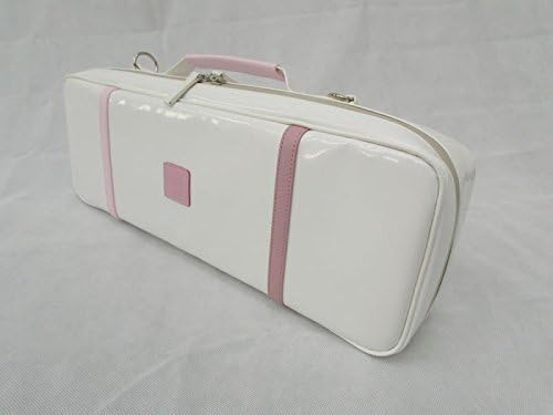 NAHOK Flute &amp; Piccolo W Case Bag = Es Clarinet Case Bag [Bullitt] White/Pink, Rose {Waterproof, Temperature Adjustment &amp; Humidity Regulation}