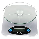 5kg Digital LCD Electronic Glass Kitchen Postal Scales