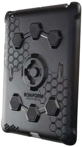 Rokform 400601 Roklock Version 3 for iPad 2/new iPad Case, Pitch Black (400601)