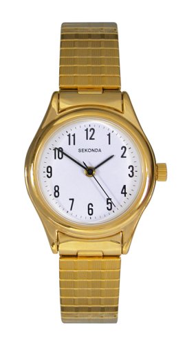 Sekonda Model 4602.27 Ladies Gold Plated Analogue Expander Watch