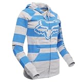 Fox ladies Girl Talk zip hoodie blue