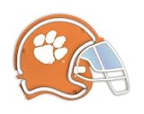 University of Clemson Tigers Neon Football Helmet