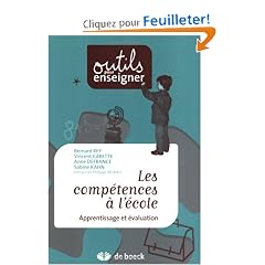 Les comp�tences � l'�cole : Apprentissage et �valuation