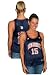New Jersey Nets Vince Carter Womens Glitter Fashion Jersey, Size= Large