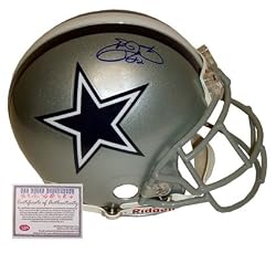 Emmitt Smith Dallas Cowboys NFL Hand Signed Full Size Proline Football Helmet