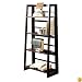 Dolce Dark Walnut Folding Bookcase