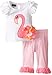 Mud Pie Baby Girls' Flamingo Tunic and Capri Set