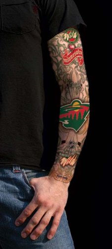 Minnesotta Wild Tattoo Sleeves