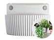 Living Wall Planter, Vertical Garden, Indoor/Outdoor Woolly Pocket (works indoors and outdoors) (Color: White) Living Wall Planter Vertical Garden (Modular, Sustainable, Recycleable) Hanging Wall Planter