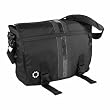DadGear Messenger Diaper Bag - Center Stripe Grey