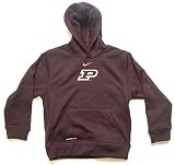 Purdue Boilermakers Youth Performance Fleece Hooded Sweatshirt by Nike - Black