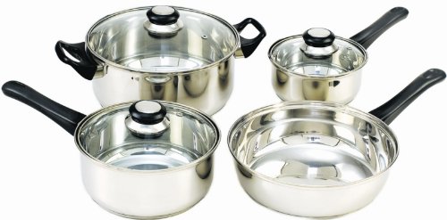 Cook N Home 7 Piece Stainless Steel Cookware Set product image