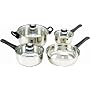 Cook N Home 7 Piece Stainless Steel Cookware Set