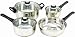 Cook N Home 7 Piece Stainless Steel Cookware Set Cook N Home 7 Piece Stainless Steel Cookware Set