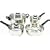 Cook N Home 7 Piece Stainless Steel Cookware Set