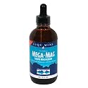 Trace Minerals Research Liquimins Mega - Mag Liquid Magnesium, Low Sodium, 4-Ounce (Pack of 3)