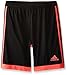 adidas Performance Boys Tastigo Shorts, Black/Flash Red, Medium