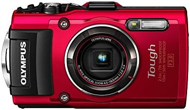 Olympus Stylus TOUGH TG-4 Digital Camera (Red) 21PC Accessory Kit. Includes SanDisk Ultra 16GB Memory Card (SDSDUN-0016G-G46) + Replacement Li-90 Battery + AC/DC Rapid Home &amp; Travel Charger + MORE