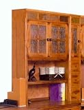 Sedona Modular Hutch With Rustic Brown Oak Finish