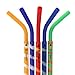 Reusable Drinking Straws (Set of 5), Food Grade Silicone.