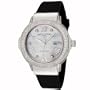 Swiss Legend Women's 20033-02-BLK South Beach Collection Mother of Pearl Black Rubber Watch