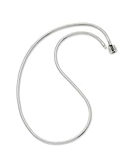 Sterling Silver Reflections Clasp Bead Necklace 20 Inches (3mm Diameter)
