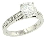 Ladies Pave Set Diamond Engagement Ring. 30cttw ( CZ ct - B00024ZGVC